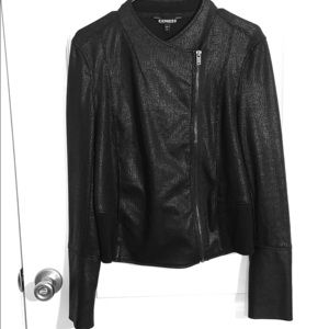 Express Black Textured Jacket